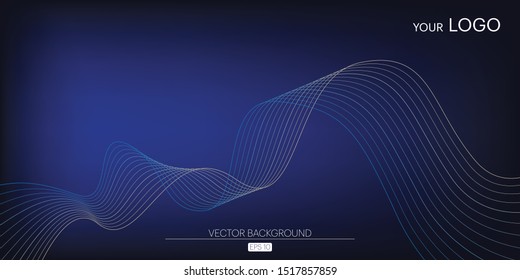 Vector abstract colored line art background, Illustration suitable for Backdrop. Wallpaper design. 

