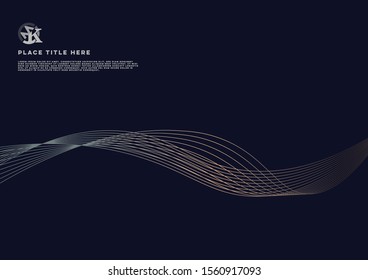 Vector abstract colored line art background, Illustration suitable for Backdrop