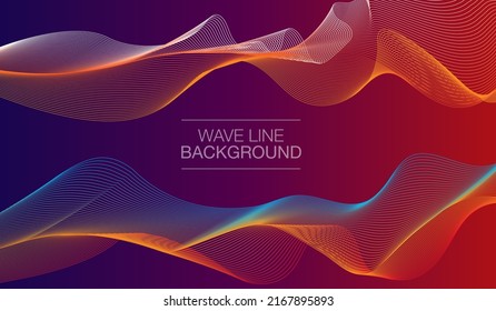 Vector abstract colored line art background, Illustration suitable for Backdrop