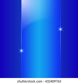 Vector abstract colored shining blue metallic background plate