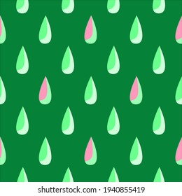 Vector - abstract colored water drops seamless pattern. Template.