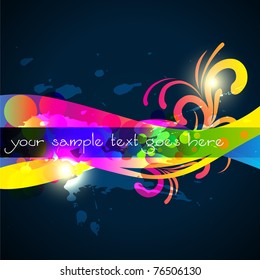 vector abstract colorful artwork with space for your text