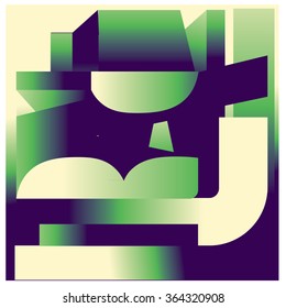 Vector abstract colorful background 