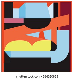 Vector abstract colorful background 