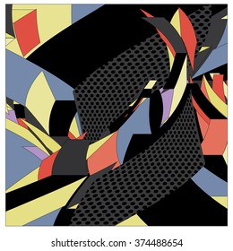 Vector abstract colorful background
