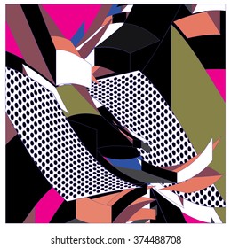 Vector abstract colorful background
