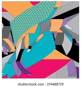 Vector abstract colorful background
