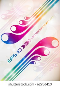 Vector abstract colorful background