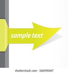 vector abstract colorful background with arrows. vector business illustration.
