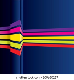 vector abstract colorful background with arrows. vector blue business illustration.