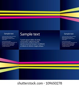vector abstract colorful background with arrows. vector blue business illustration.