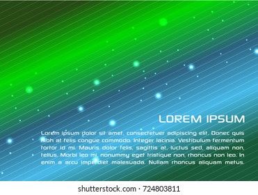 Vector abstract colorful background in blue and green color