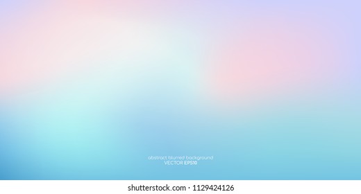 Vector abstract colorful background blurred gradient pastel color palette