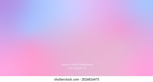 Vector abstract colorful background blurred gradient pastel colors palette for wallpaper. Soft gradient in peach, nude and pink
