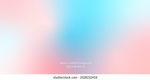 Vector abstract colorful background blurred gradient pastel colors palette for wallpaper. Soft gradient in peach, nude and pink
