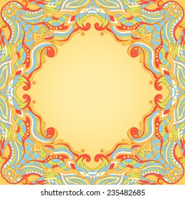 Vector  abstract colorful background.   Can be used for cards, invitations, fabrics, wallpapers, scrap-booking, ornamental template for design and decoration, etc