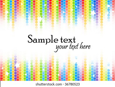 Vector abstract colorful background; clip-art