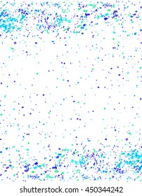 Vector abstract colorful background. Confetti isolated on white background.