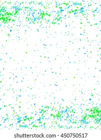 Vector abstract colorful background. Confetti isolated on white background.