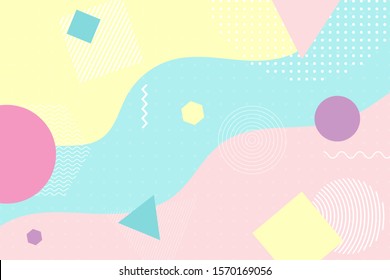 Vector abstract colorful background created from geometric shapes.