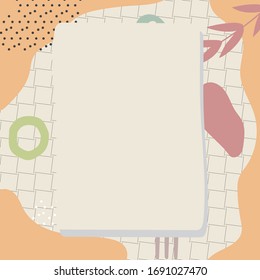 Vector abstract colorful background created from geometric shapes.