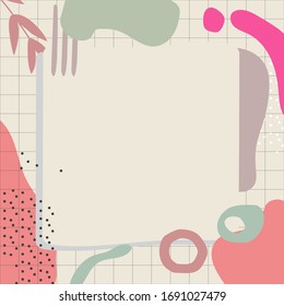 Vector abstract colorful background created from geometric shapes.