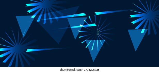 Vector abstract colorful background design. Modern geometric shape background