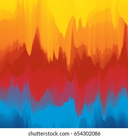 Vector abstract colorful background. Light flowing colors.