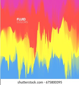 Vector abstract colorful background. Light flowing colors.
