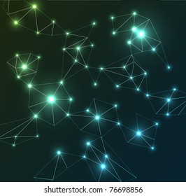 Vector Abstracto fondo colorido - luces y líneas efecto