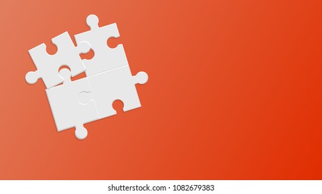 Vector Abstract colorful background made from puzzle pieces