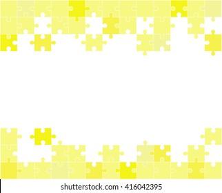 Vector Abstract colorful background made from white puzzle pieces and place for your content