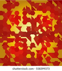 Vector - Abstract colorful background. Red triangles pattern