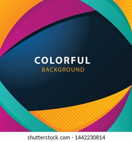 VECTOR Abstract colorful background with simple design