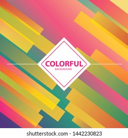 VECTOR Abstract colorful background with simple design