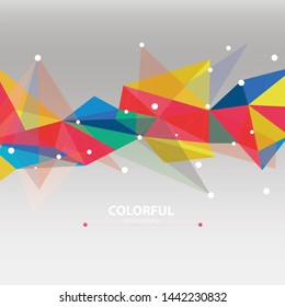 VECTOR Abstract colorful background with simple design