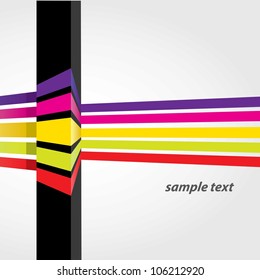 vector abstract colorful background with stripes. vector business illustration.