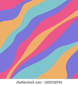 Vector Abstract colorful background. Template for the design of covers of social networks, posts, wallpapers, textiles