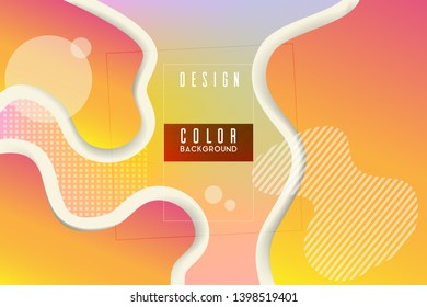 Vector abstract Colorful backgrounds in liquid form suitable for Poster Design, Vector Illustrations, and Coloring Processes