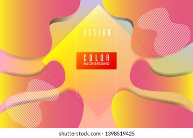 Vector abstract Colorful backgrounds in liquid form suitable for Poster Design, Vector Illustrations, and Coloring Processes