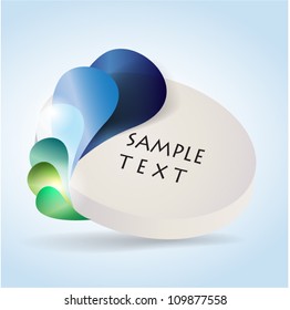 Vector abstract colorful banner