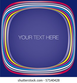 Vector abstract colorful banner. SAMPLE TEXT