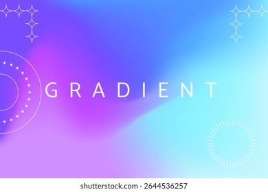 Vector abstract colorful blend gradient background
