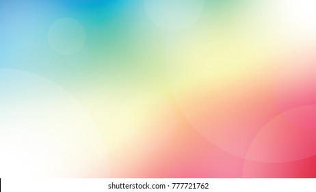 Vector Abstract Colorful Blurred Background