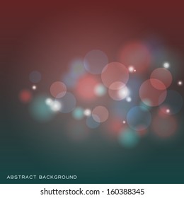 Vector abstract colorful bokeh background