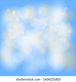 Vector abstract colorful bokeh light background. Vector illustration