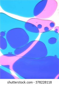 Vector abstract colorful bubbles. Color swirling in water. Abstract banner paints. Cells. Poster in interior.
