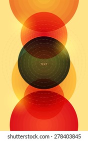 Vector abstract colorful circle background. Eps 10.