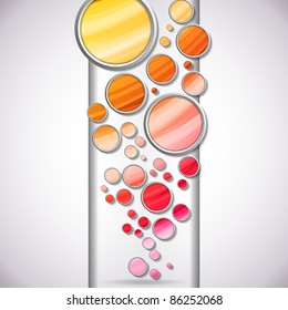 Vector - Abstract Colorful Circles Background