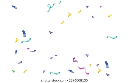 Vector abstract colorful confetti background.